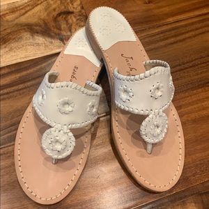BRAND NEW Jack Rogers White Sandals Size 8.5